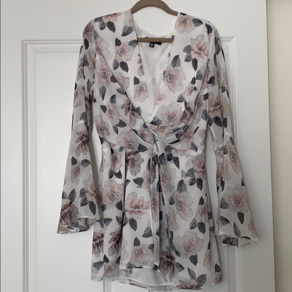 Floral Bell Sleeve Dress